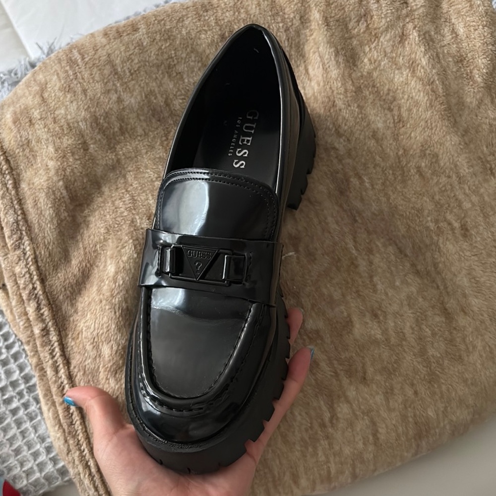 GUESS Black Loafers
